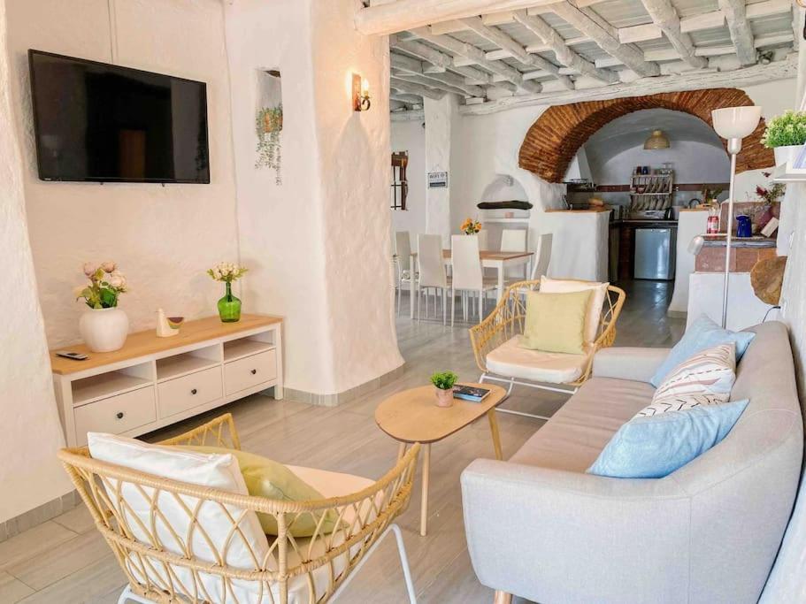 La Palmera. Casa Rural Con Piscina Privada. Benadalid Εξωτερικό φωτογραφία